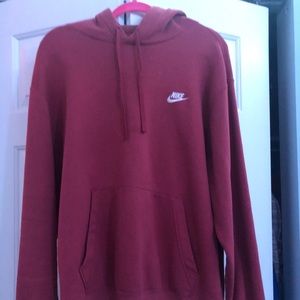 Burgundy Nike Hoodie